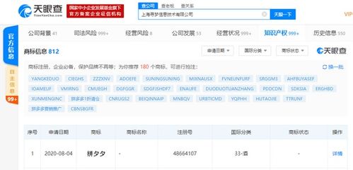 拼多多申請注冊“拼夕夕”商標，布局計算機軟硬件技術開發